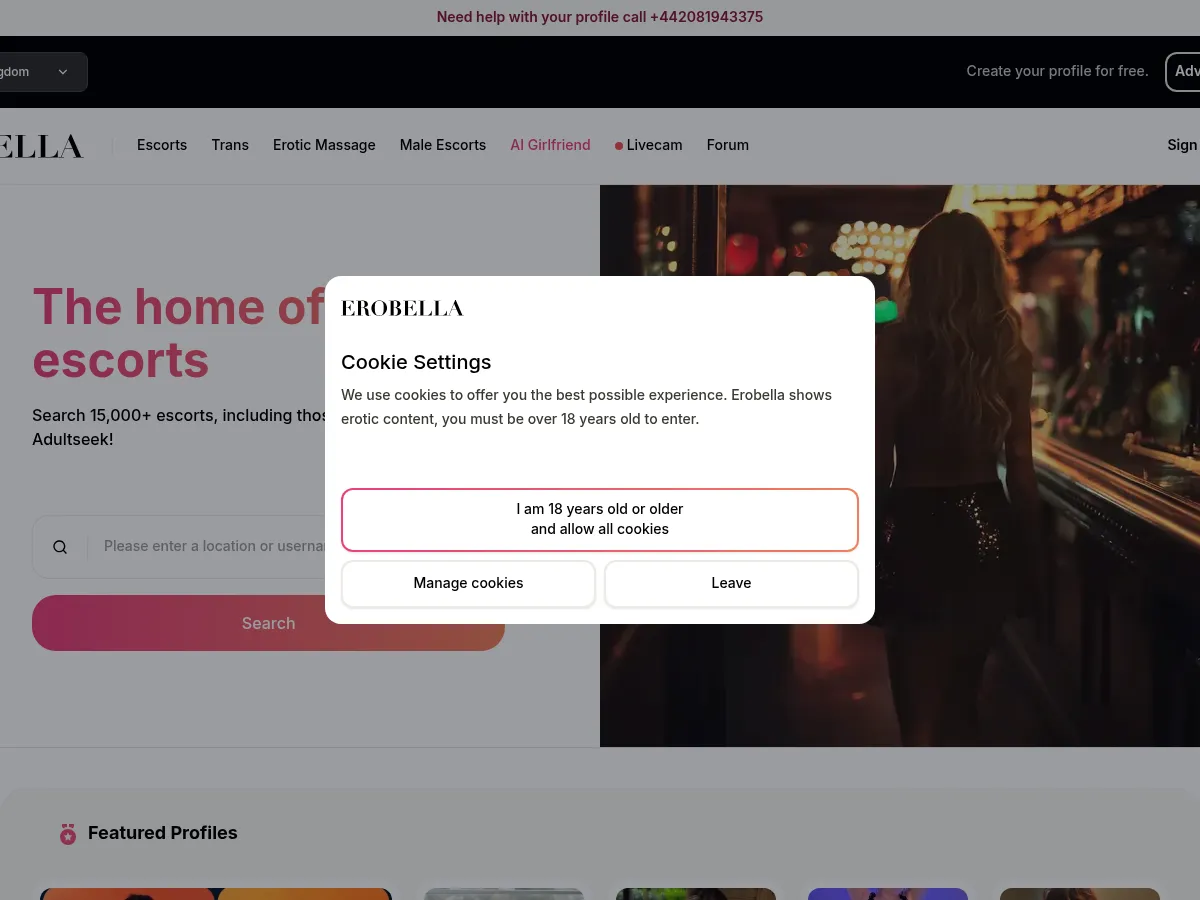 A heavily blurred, censored capture of the AdultSeek homepage — only soft shapes are visible, no explicit or readable content