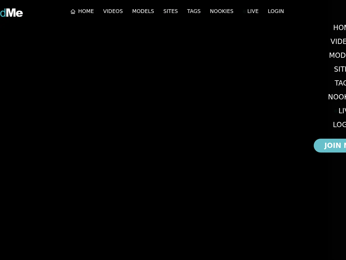 A heavily blurred, censored capture of the Breed Me homepage — only soft shapes are visible, no explicit or readable content