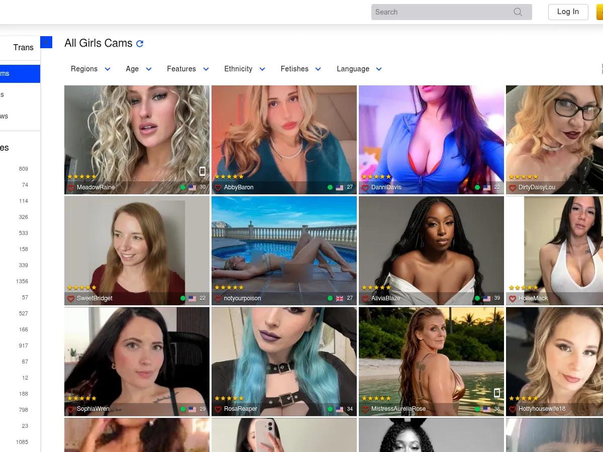 A heavily blurred, censored capture of the DansMovies homepage — only soft shapes are visible, no explicit or readable content