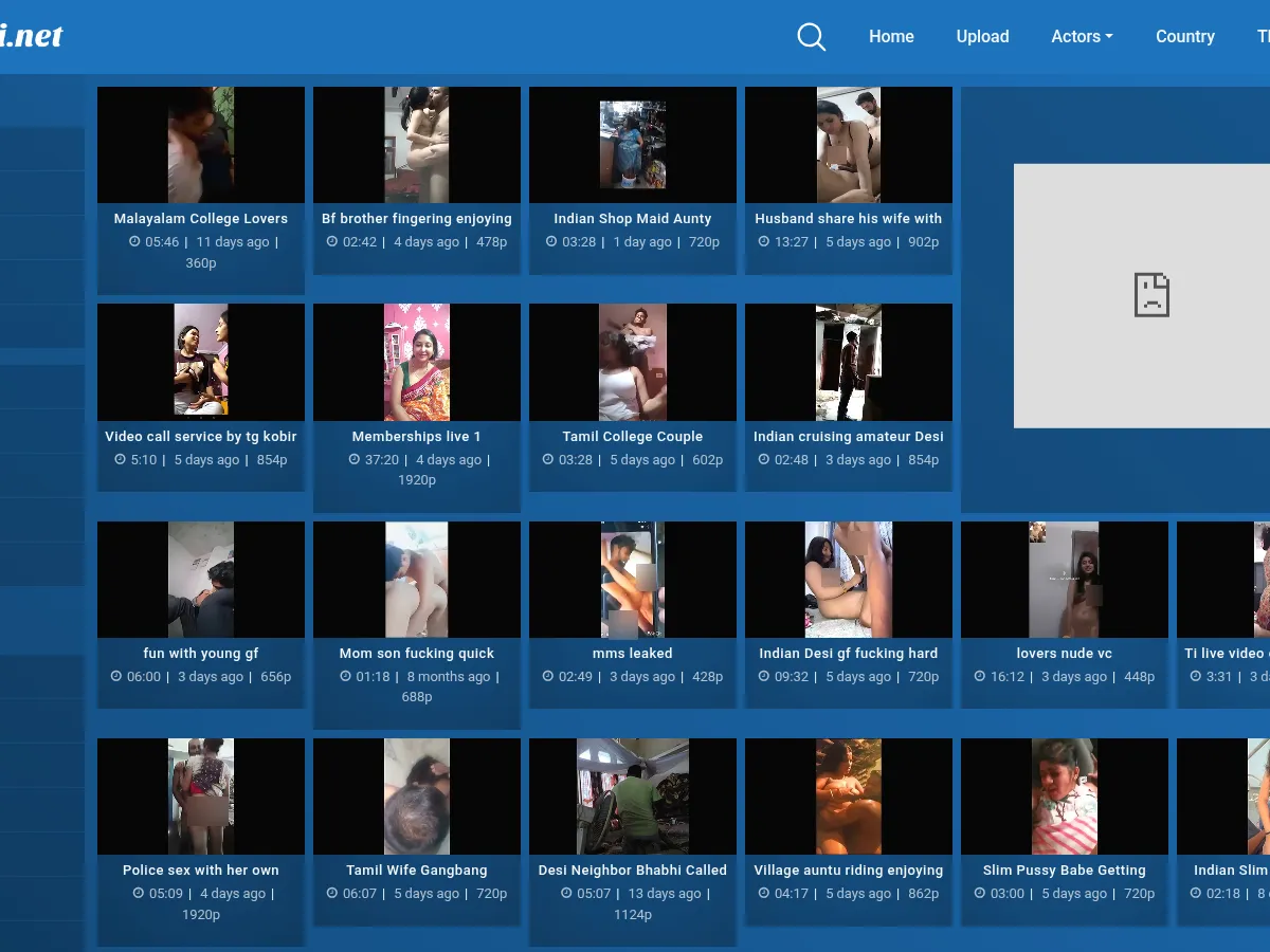 A heavily blurred, censored capture of the MyDesi homepage โ only soft shapes are visible, no explicit or readable content