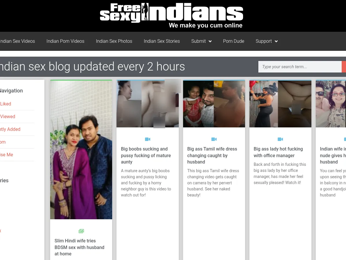 A heavily blurred, censored capture of the FSIBlog homepage โ only soft shapes are visible, no explicit or readable content