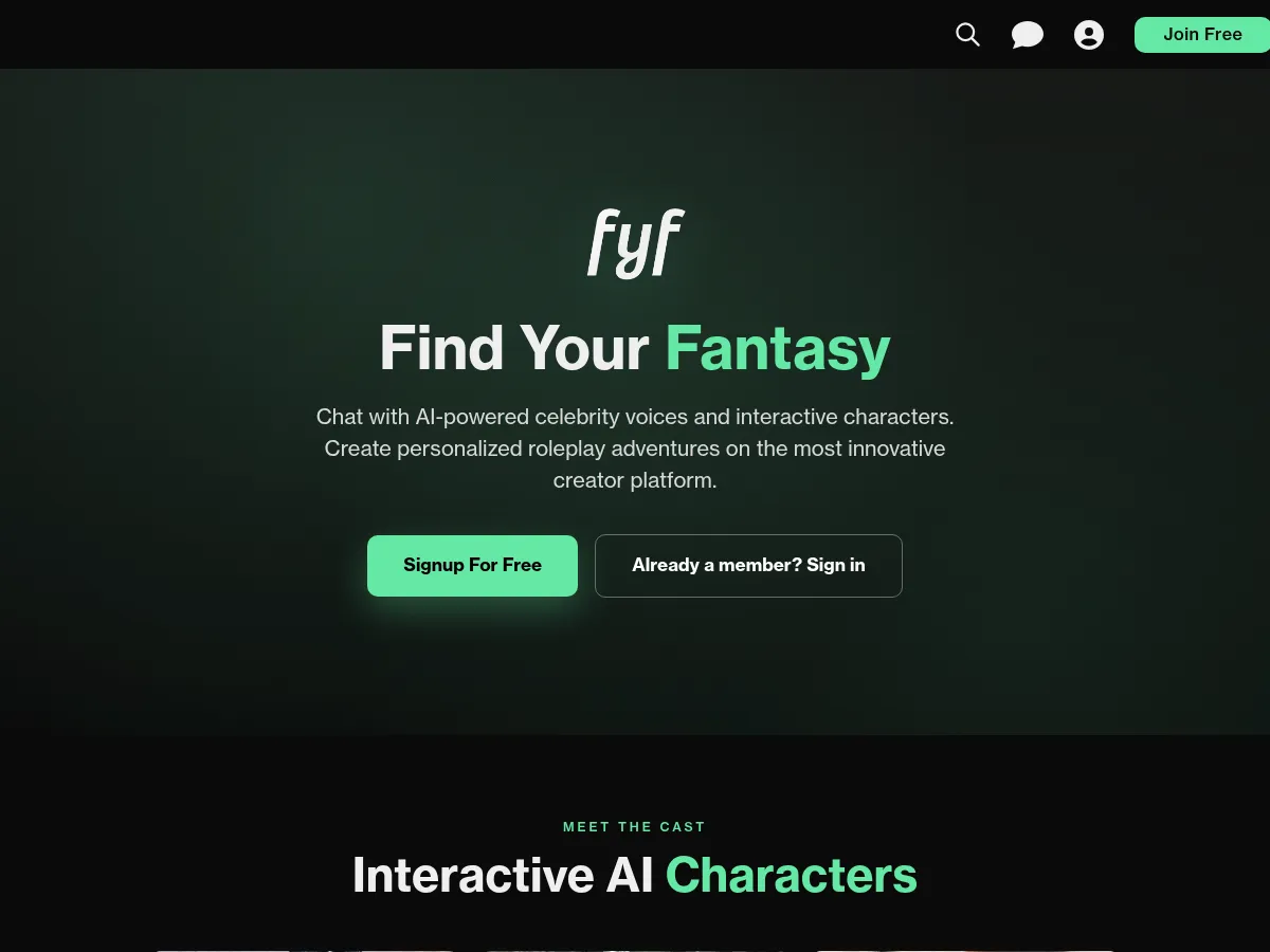 A heavily blurred, censored capture of the FYF homepage — only soft shapes are visible, no explicit or readable content