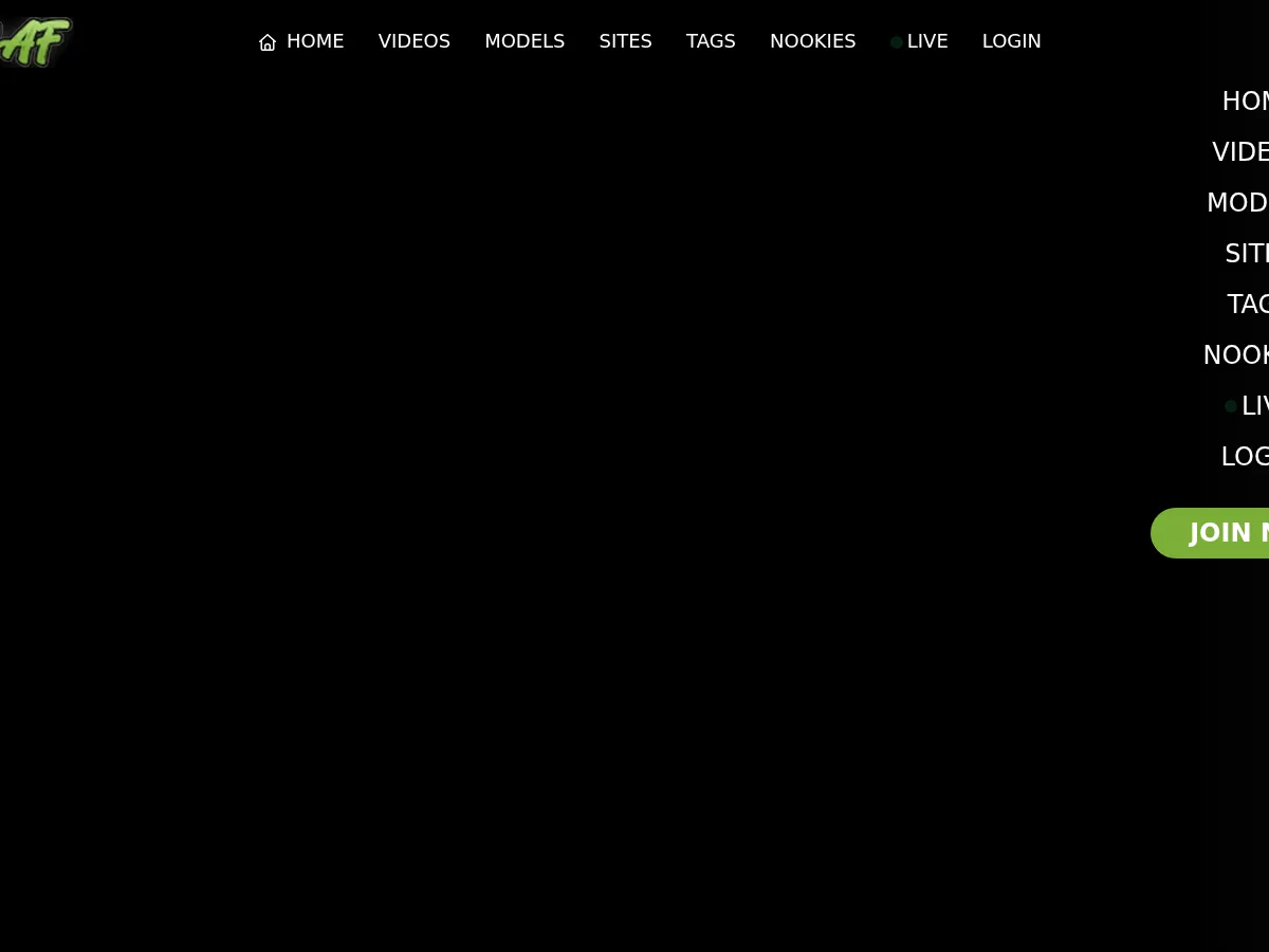 A heavily blurred, censored capture of the GilfAF homepage — only soft shapes are visible, no explicit or readable content
