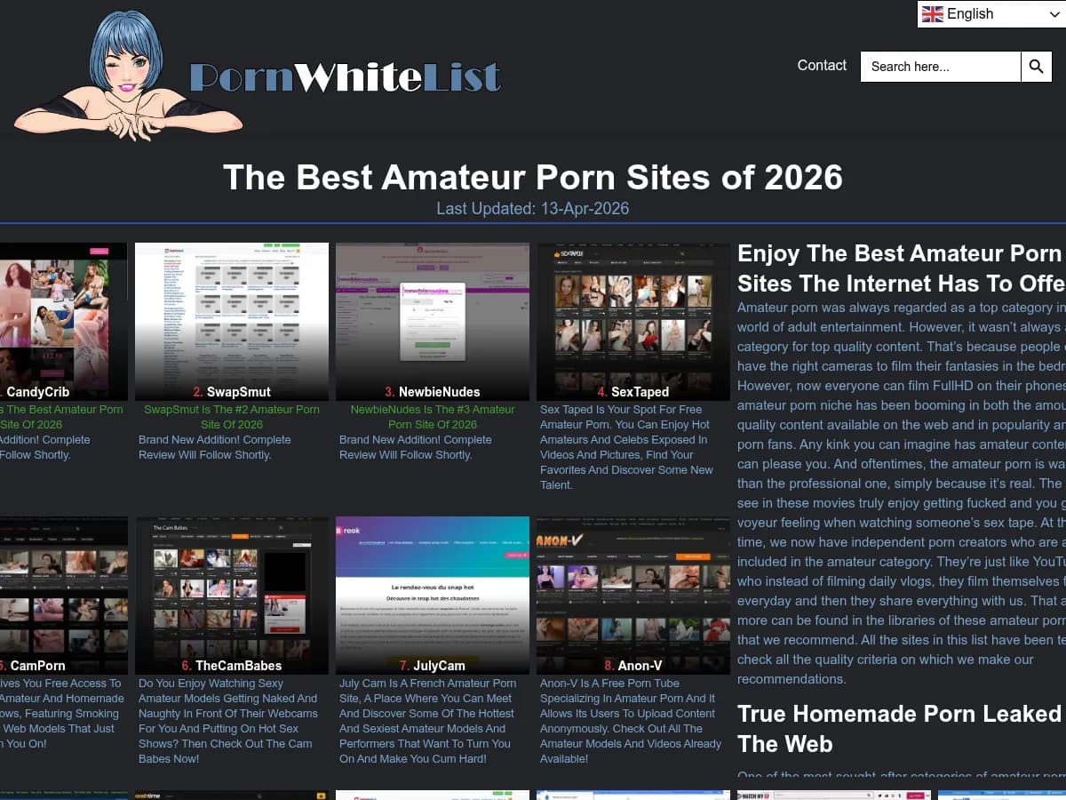 A heavily blurred, censored capture of the HarderBabe homepage — only soft shapes are visible, no explicit or readable content