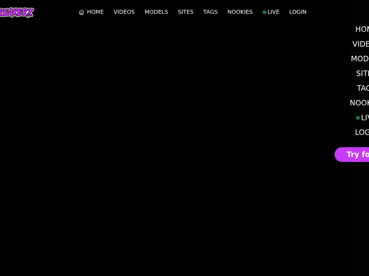 A heavily blurred, censored capture of the JawBreakerz homepage — only soft shapes are visible, no explicit or readable content