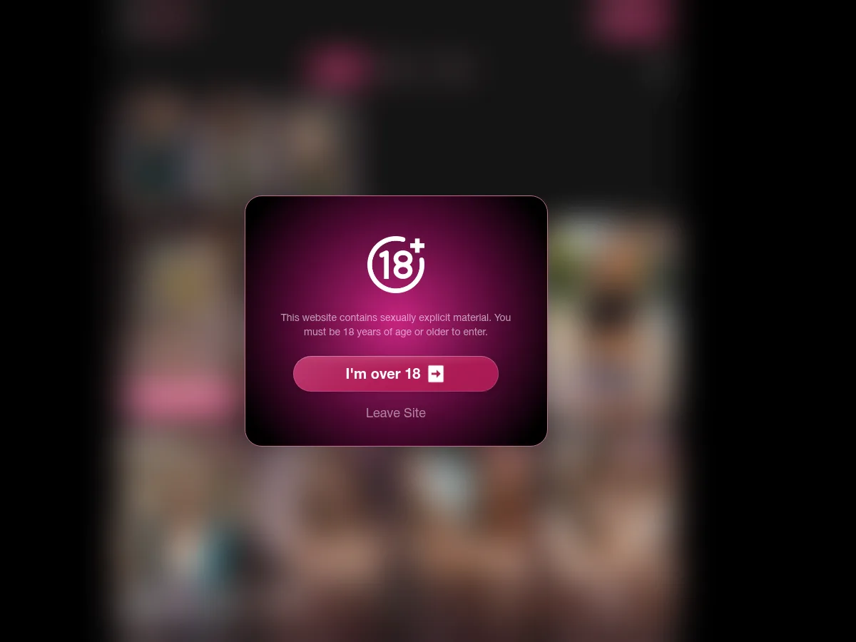 A heavily blurred, censored capture of the Kissly AI homepage — only soft shapes are visible, no explicit or readable content