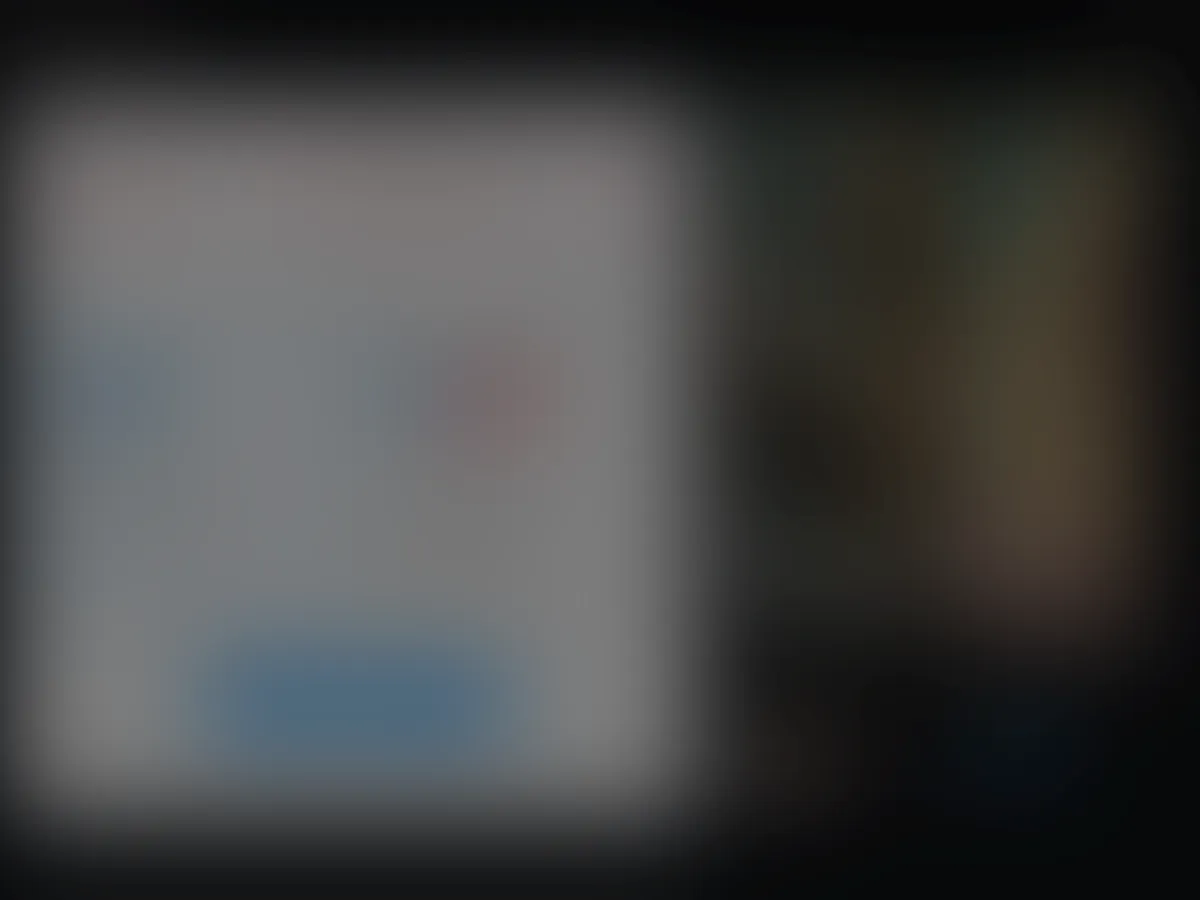 A heavily blurred, censored capture of the Love ASMR homepage — only soft shapes are visible, no explicit or readable content