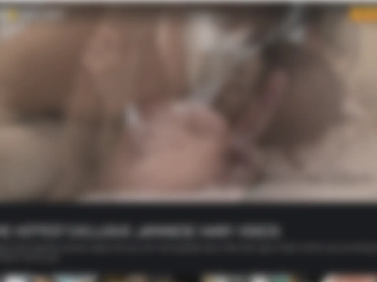 A heavily blurred, censored capture of the NipponHairy homepage โ only soft shapes are visible, no explicit or readable content