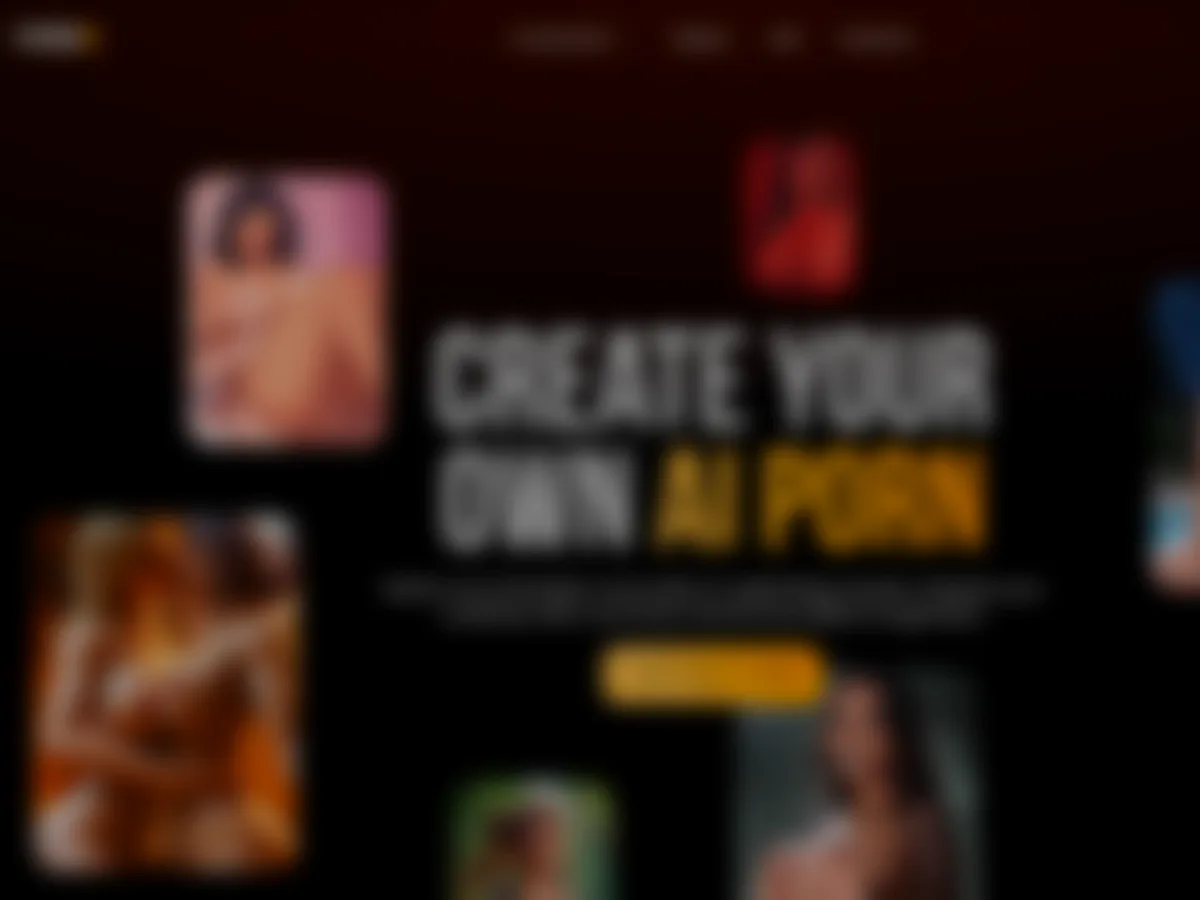A heavily blurred, censored capture of the PornX homepage — only soft shapes are visible, no explicit or readable content