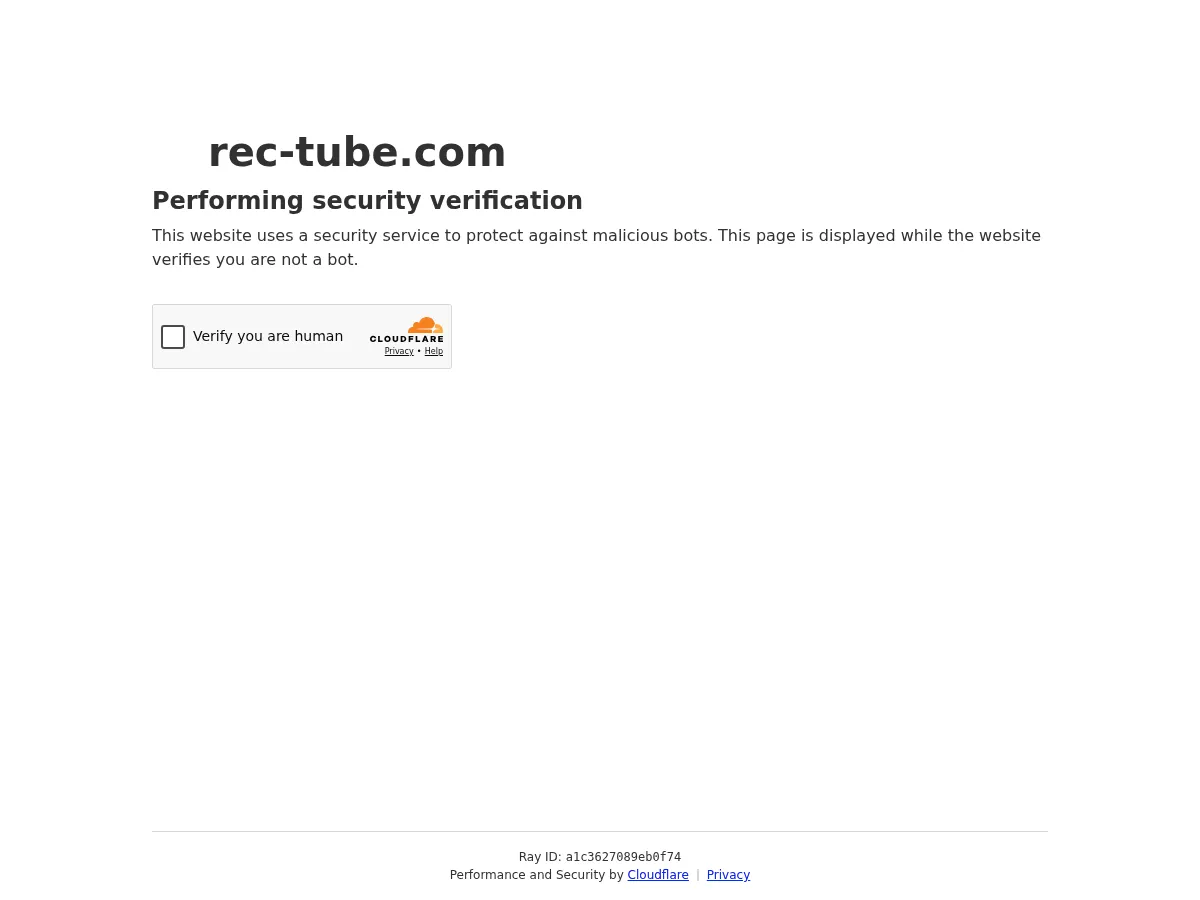 A heavily blurred, censored capture of the RecTube homepage โ only soft shapes are visible, no explicit or readable content