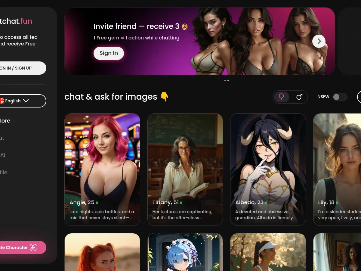A heavily blurred, censored capture of the SweetChat homepage — only soft shapes are visible, no explicit or readable content