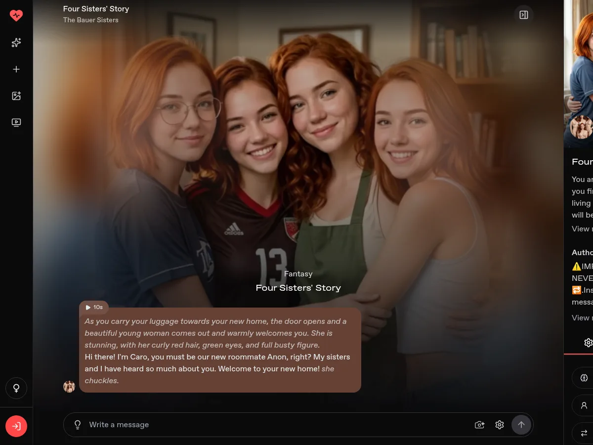 A heavily blurred, censored capture of the TryNectar homepage — only soft shapes are visible, no explicit or readable content