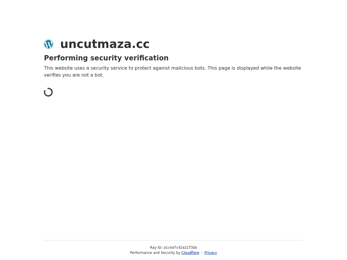 A heavily blurred, censored capture of the UncutMaza.cc homepage — only soft shapes are visible, no explicit or readable content