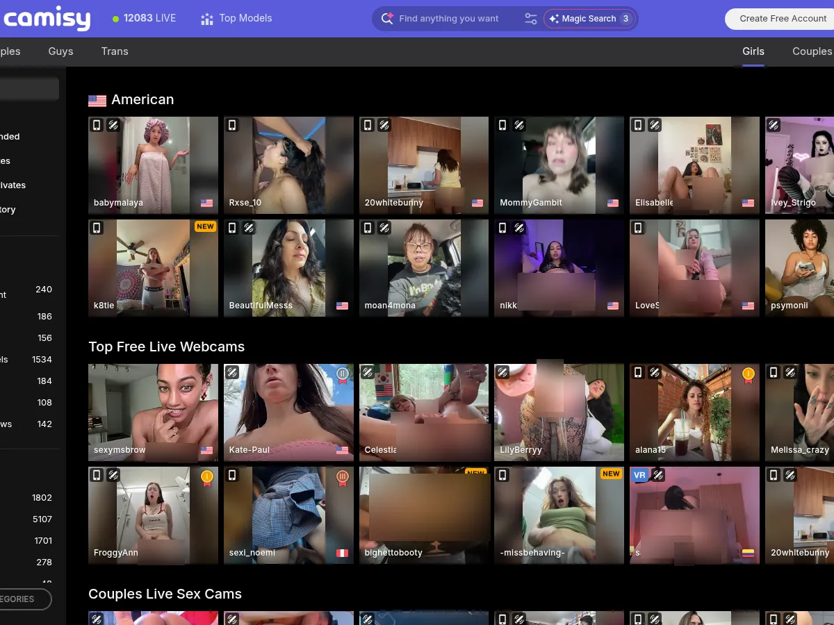 A heavily blurred, censored capture of the XXXstreams.watch homepage — only soft shapes are visible, no explicit or readable content