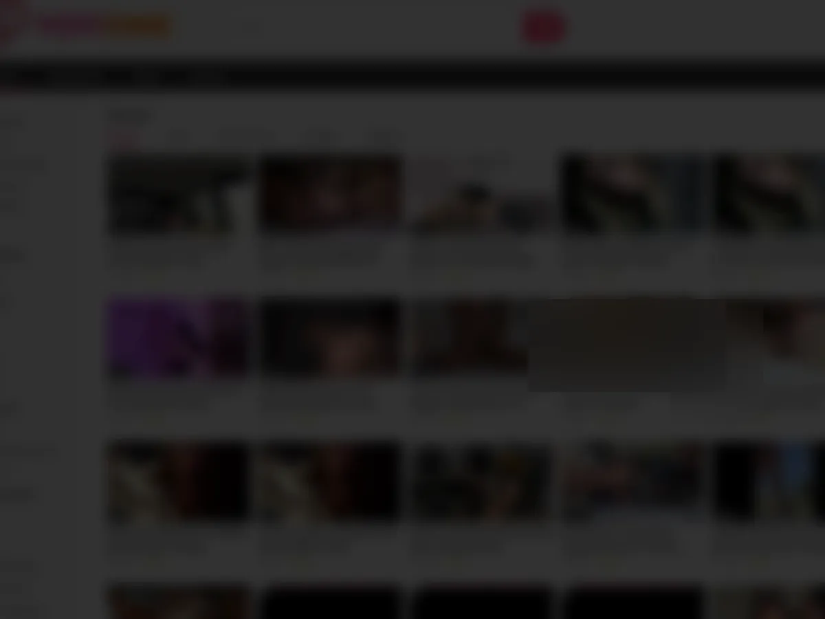 A heavily blurred, censored capture of the Yoyone homepage — only soft shapes are visible, no explicit or readable content